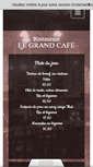 Mobile Screenshot of legrandcafe.ch