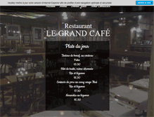Tablet Screenshot of legrandcafe.ch